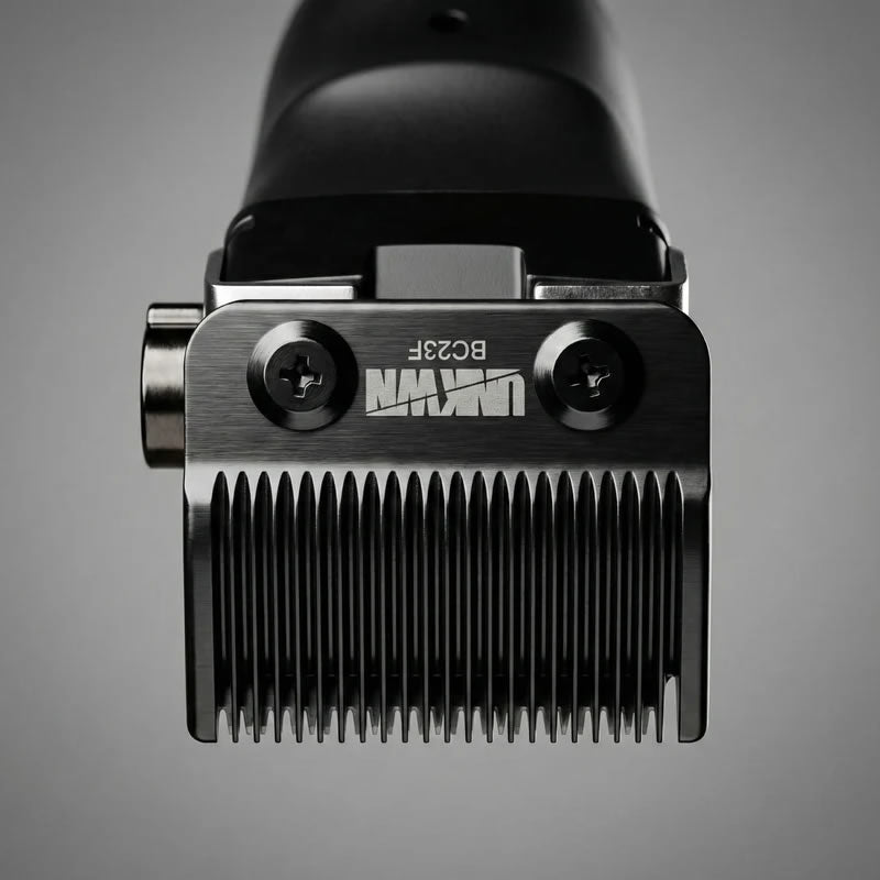 UNKWN Vortex Cyclone Clipper with ergonomic design and sharp blades for precision hair cutting.