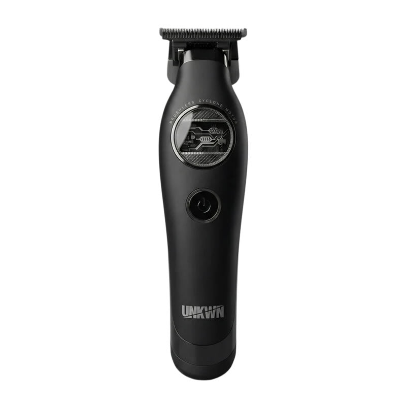 UNKWN Vortex Cyclone Trimmer with ergonomic handle and precision blades for efficient trimming, shown in close-up view.