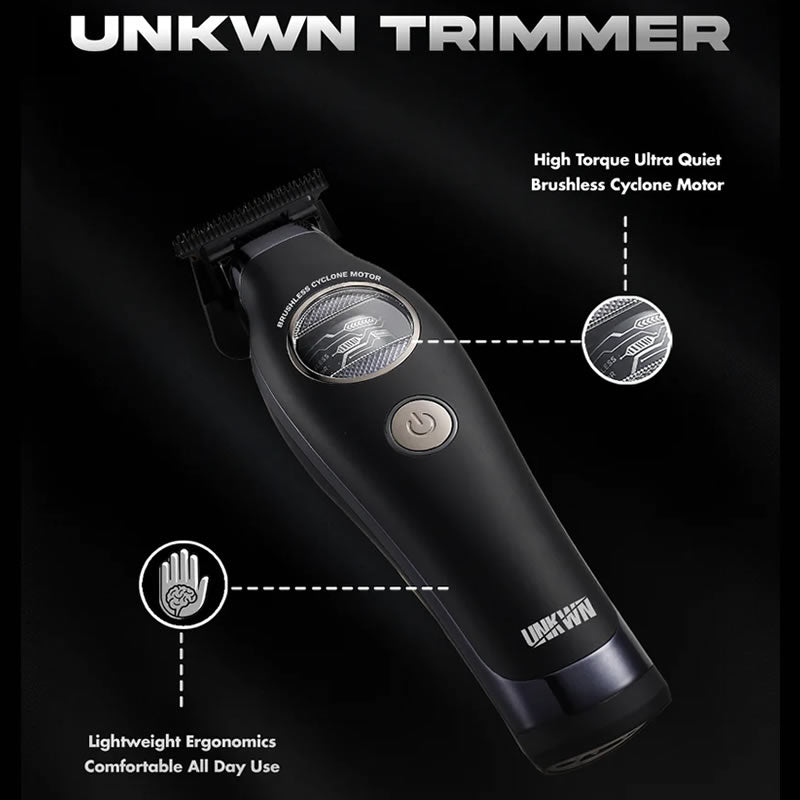 UNKWN Vortex Cyclone Trimmer with ergonomic design and stainless steel blades, ideal for precise trimming tasks.