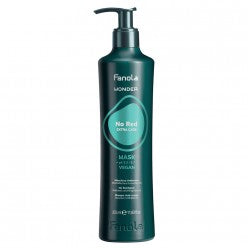 Fanola Wonder No Red Mask 11.8oz in a jar, a hair treatment for reducing red tones and enhancing color balance.
