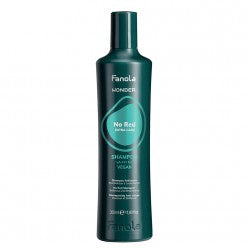 Fanola Wonder No Red Shampoo bottle, 11.8 oz, hair treatment for reducing redness and enhancing cool tones.