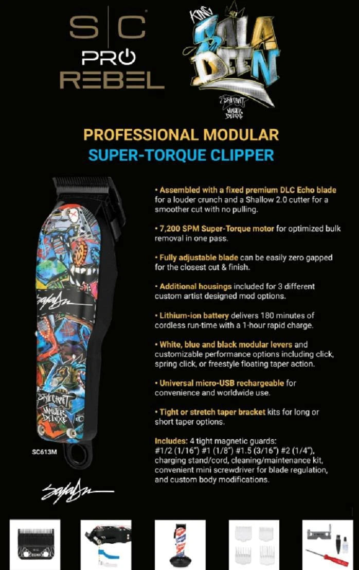 STYLECRAFT KING SALADEEN REBEL CLIPPER (#SC613M)
