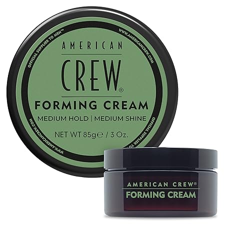 American Crew Forming Cream 3oz styling product in a jar, designed for flexible hold and natural finish for men's hair styling.