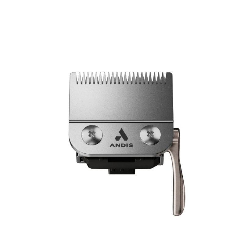 Andis ReVite Fade Blade in black, professional hair clipper blade for precise fades and styling.