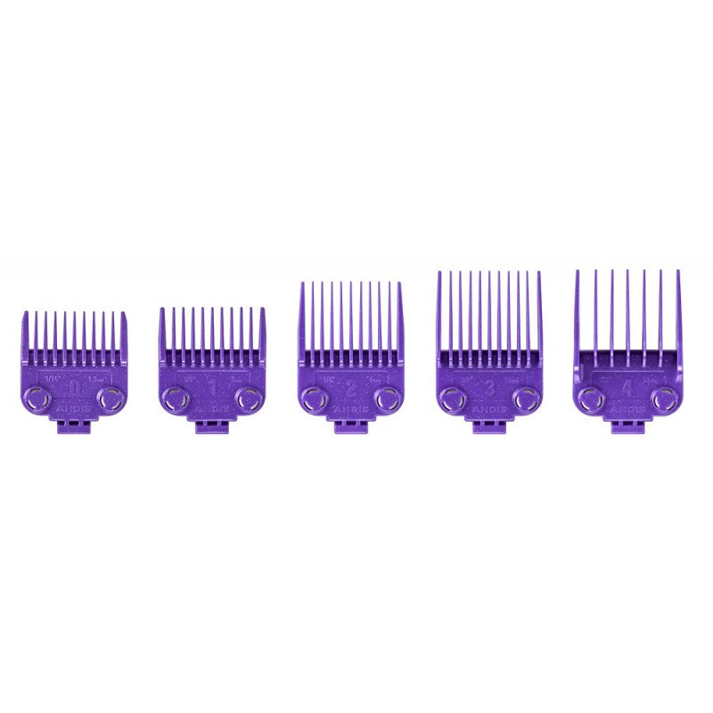 ANDIS MASTER DUAL MAGNET SMALL COMB SET 5PK (#560997) - N.O.S. Barber Supply