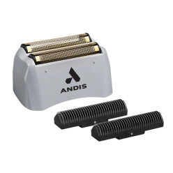 ANDIS PROFOIL SHAVER TITANIUM REPLACEMENT FOIL & CUTTER (#17280) - N.O.S. Barber Supply