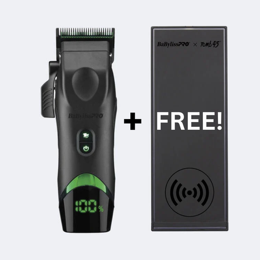 BABYLISS X TOMB45 CLIPPER & FREE CHARGING PAD