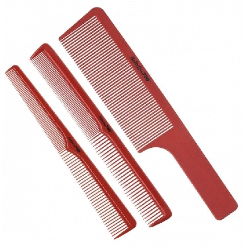 BABYLISSPRO BARBEROLOGY COMB SET (#BCOMBSET3) - N.O.S. Barber Supply