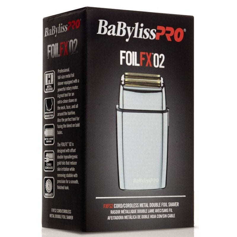 BABYLISSPRO FOILFX DOUBLE-FOIL SHAVER (#FXFS2) - N.O.S. Barber Supply