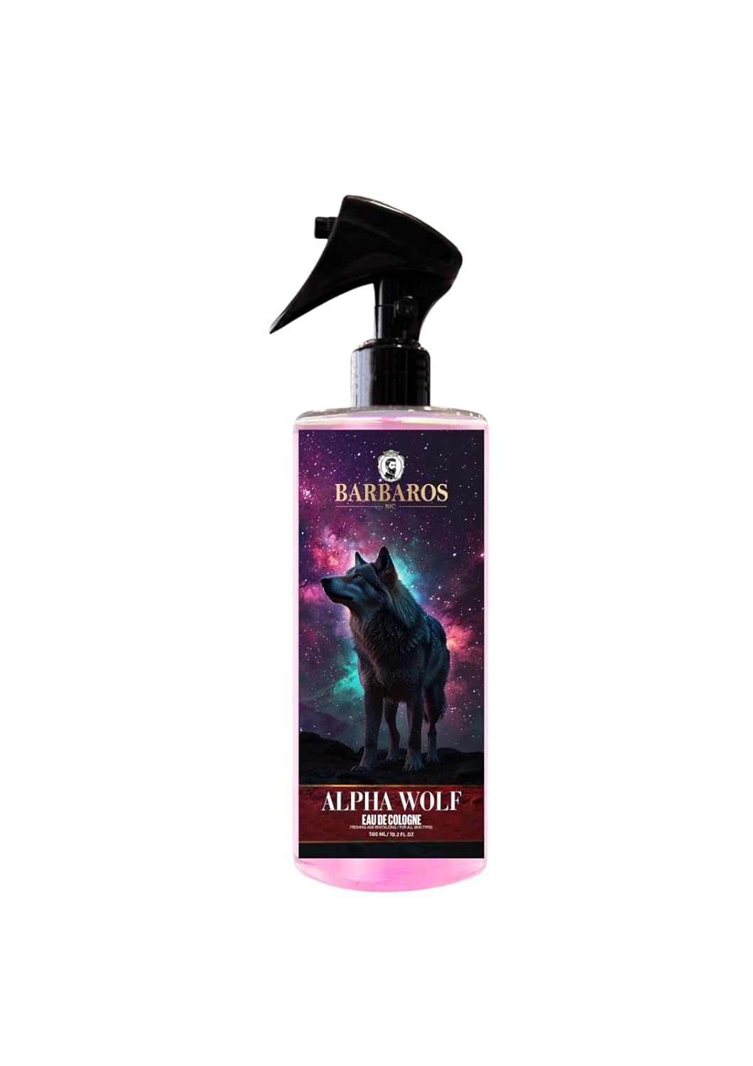 BARBAROS ALPHA WOLF AFTERSHAVE/COLOGNE 16.9OZ – N.O.S. Barber Supply