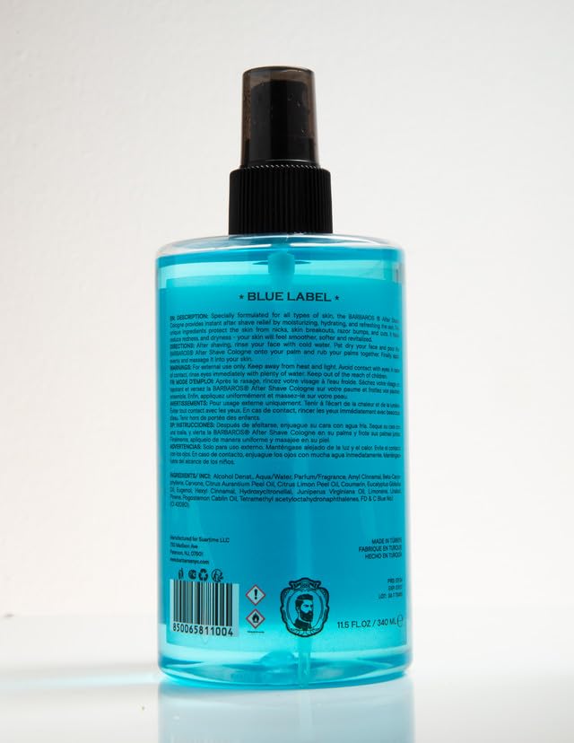 BARBAROS BLUE LABEL COLOGNE 11.5OZ