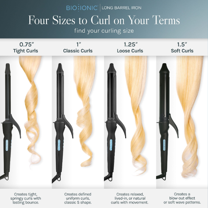 BIO IONIC LONG BARREL CURLING STYLER 1.5"