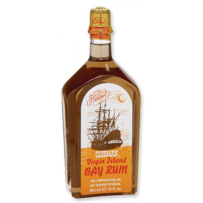 CLUBMAN VIRGIN ISLAND BAY RUM AFTER SHAVE - N.O.S. Barber Supply