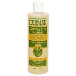 CLUBMAN COUNTRY CLUB SHAMPOO 16 OZ - N.O.S. Barber Supply