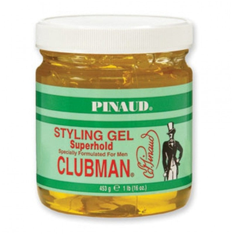 CLUBMAN GEL SUPERHOLD 16OZ - N.O.S. Barber Supply