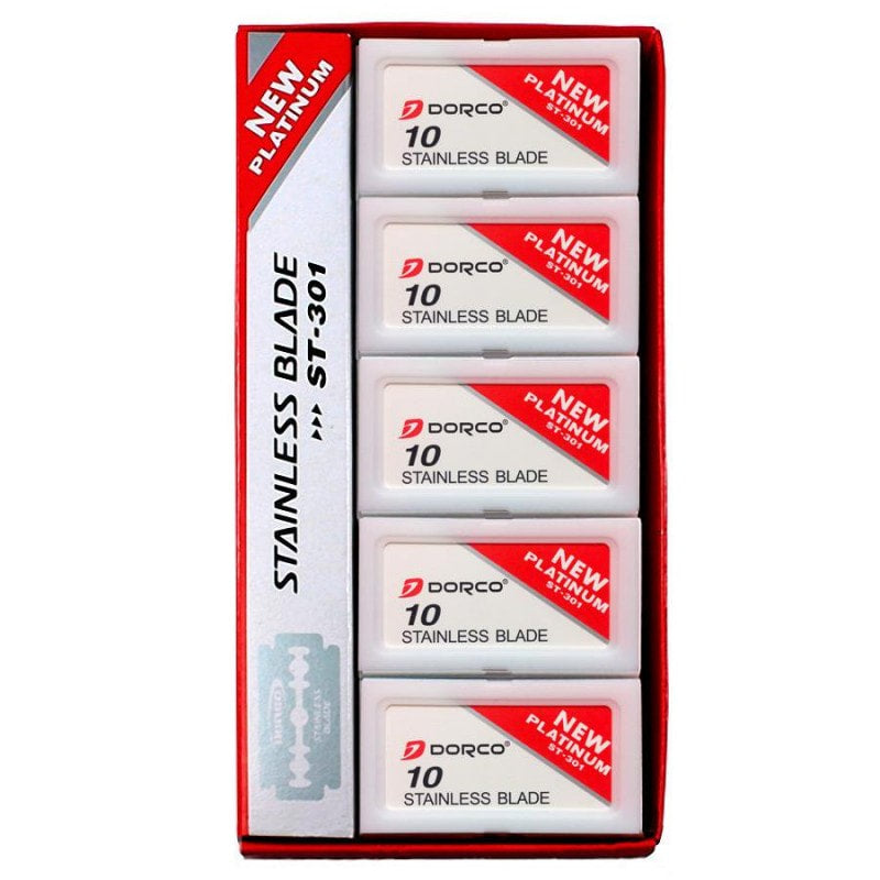 DORCO PLATINUM RAZOR BLADES - N.O.S. Barber Supply