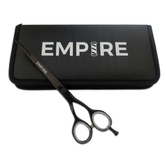 EMPIRE 7" BLACK BARBER SHEAR (#EMP1210)