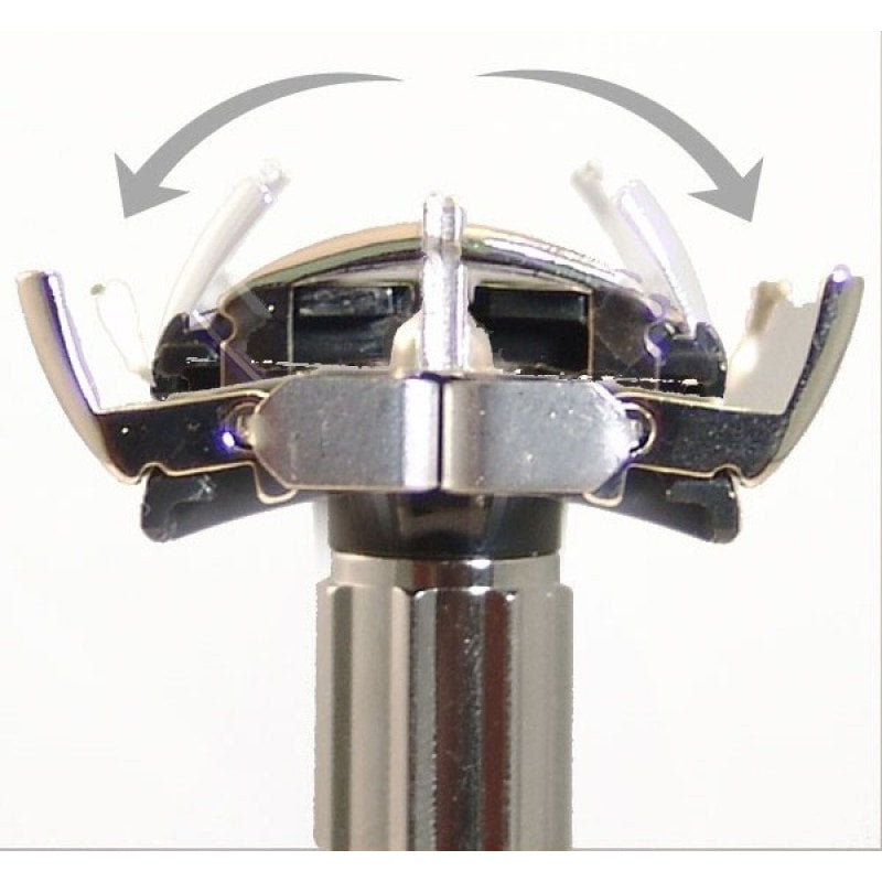 FEATHER DOUBLE EDGE RAZOR HANDLE (#F1-25-900) - N.O.S. Barber Supply