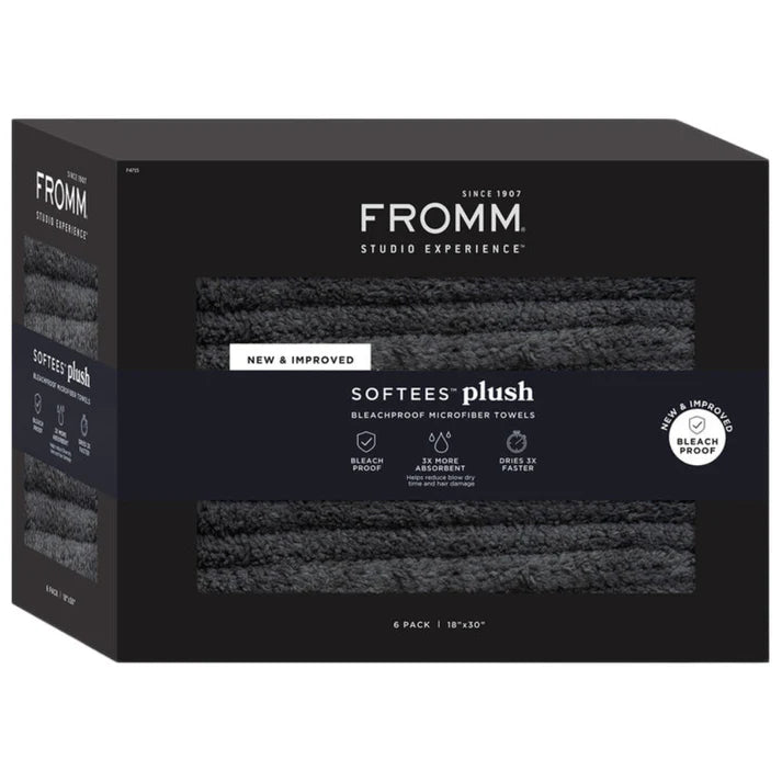 FROMM SOFTEES PLUSH TOWEL - DARK GREY (#F4715)