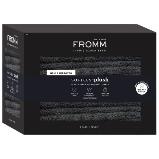 FROMM SOFTEES PLUSH TOWEL - DARK GREY (#F4715)