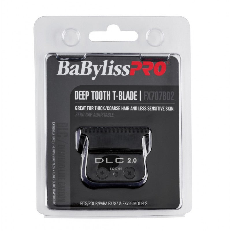 BABYLISSPRO BLACK DLC DEEP-TOOTH TRIMMER BLADE (#FX707BD2)