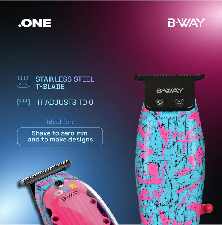 B-Way One Trimmer with sleek design and ergonomic handle, ideal for precise trimming and grooming tasks.