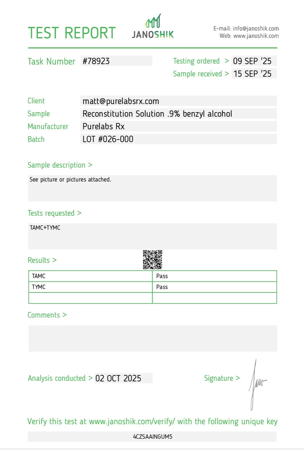 Holas Reconstitution Solution 3ml vial, peptide supplement with clear liquid for medical or cosmetic use.
