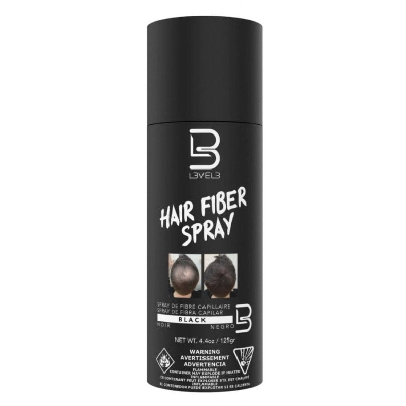 L3VEL3 HAIR FIBER SPRAY BLACK - N.O.S. Barber Supply