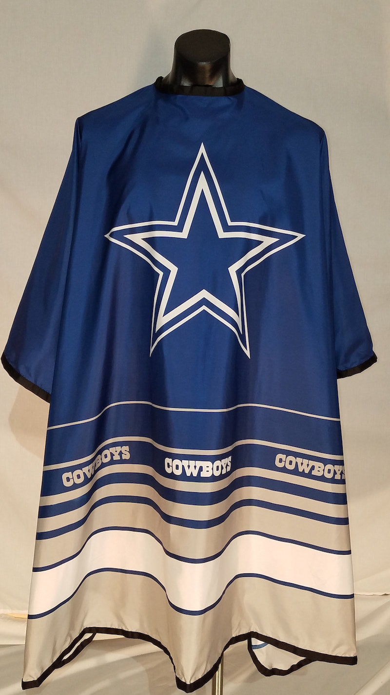 Dallas Cowboys My Team Cape featuring the team logo and colors, worn as a fun, decorative cape for fans.