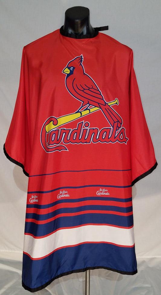 St. Louis Cardinals My Team Cape featuring team logo and red fabric, designed for young fans to wear during games.