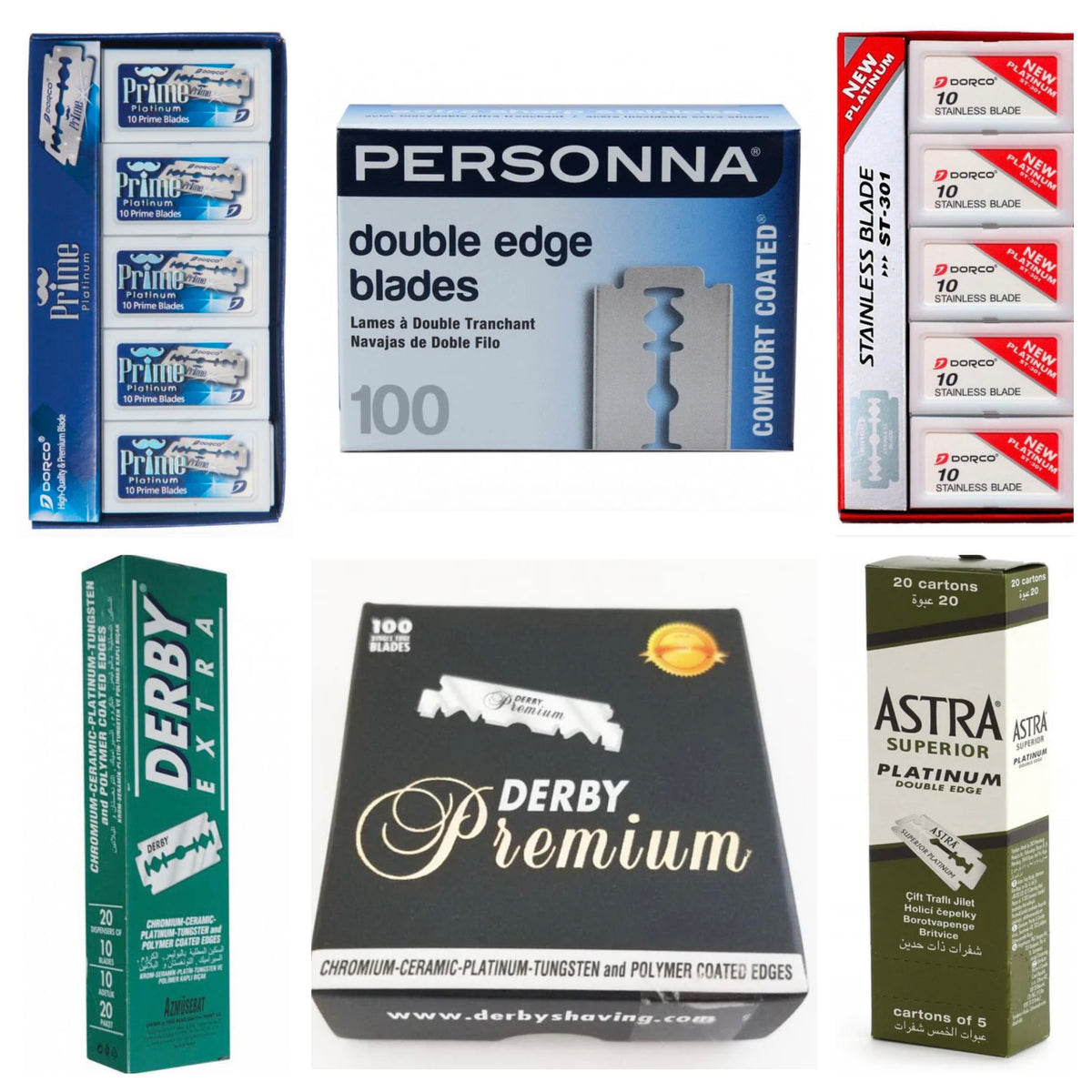 Purse Razorblade RAZOR BLADE POWER PACK (6PCS) – N.O.S. Barber Supply
