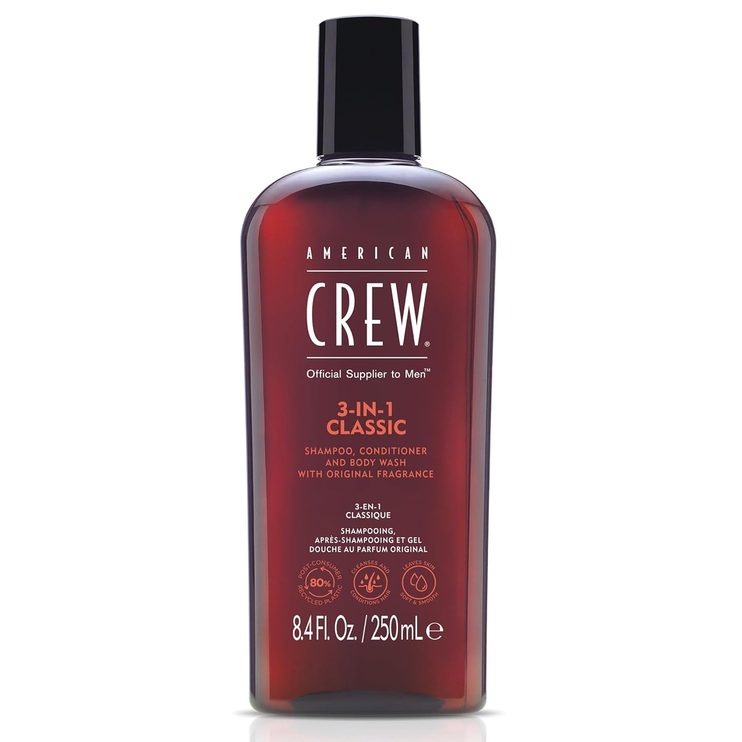 AMERICAN CREW 3-IN-1 CLASSIC 8.4 OZ - BOGO