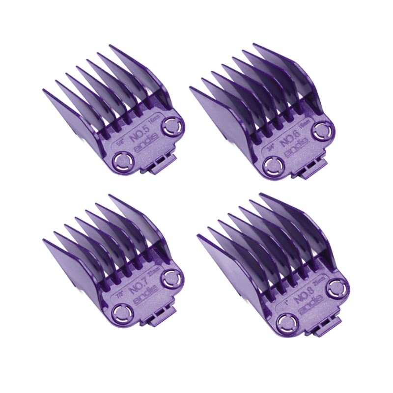 ANDIS MASTER DUAL MAGNET LARGE COMB SET 4PK (#01415)