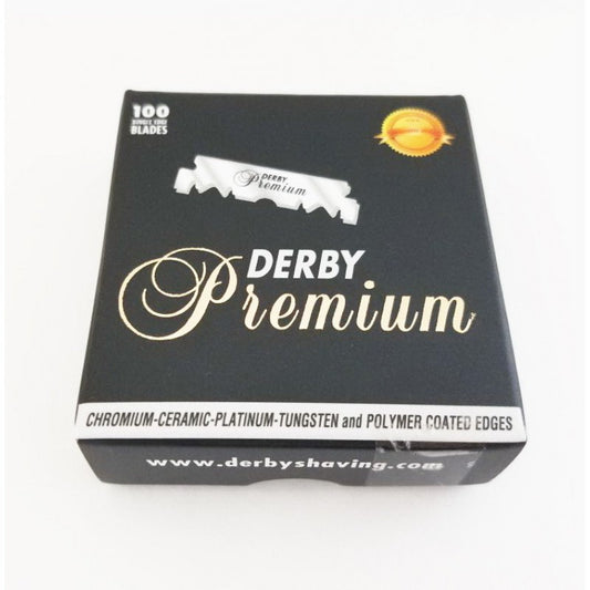 DERBY PREMIUM SINGLE EDGE BLADES 100PK