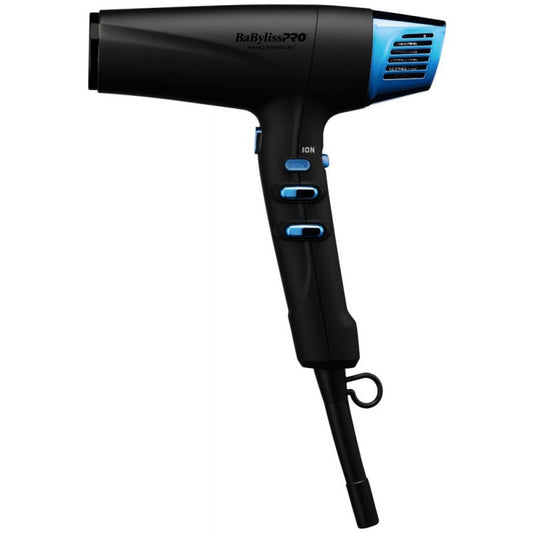 BABYLISSPRO NANO TITANIUM PROFESSIONAL HIGH SPEED DUAL IONIC DRYER - MATTE BLACK (#BNTMB9100)