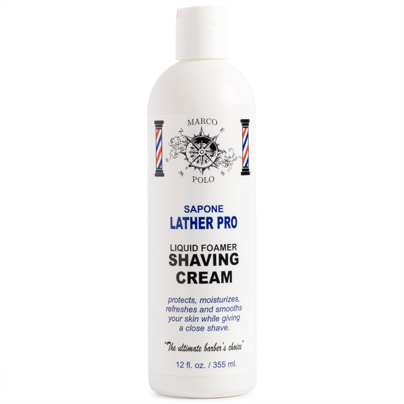 SAPONE LATHER PRO LIQUID FOAMER SHAVING CREAM 12OZ