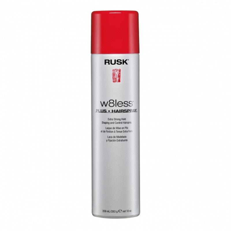 RUSK W8LESS PLUS EXTRA STRONG HOLD HAIRSPRAY 10OZ