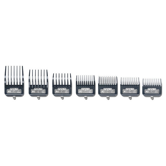 ANDIS PREMIUM METAL CLIP COMB SET 7PK (#33645)