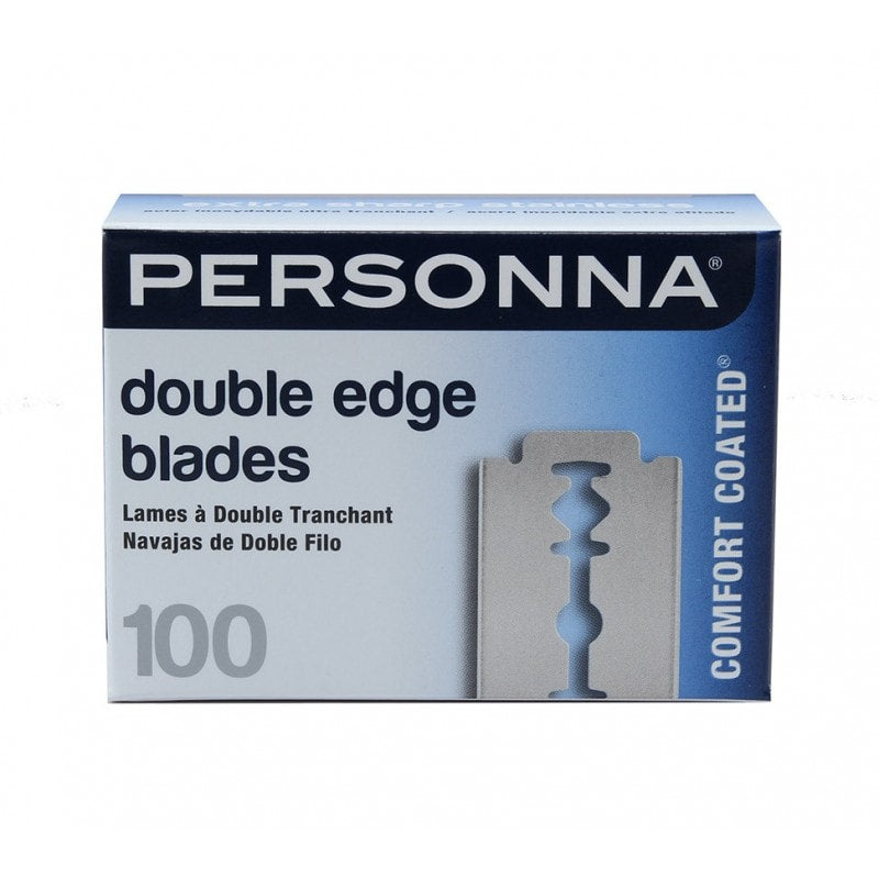 PERSONNA DOUBLE EDGE RAZOR BLADES 100PK (#BP9020) - N.O.S. Barber Supply