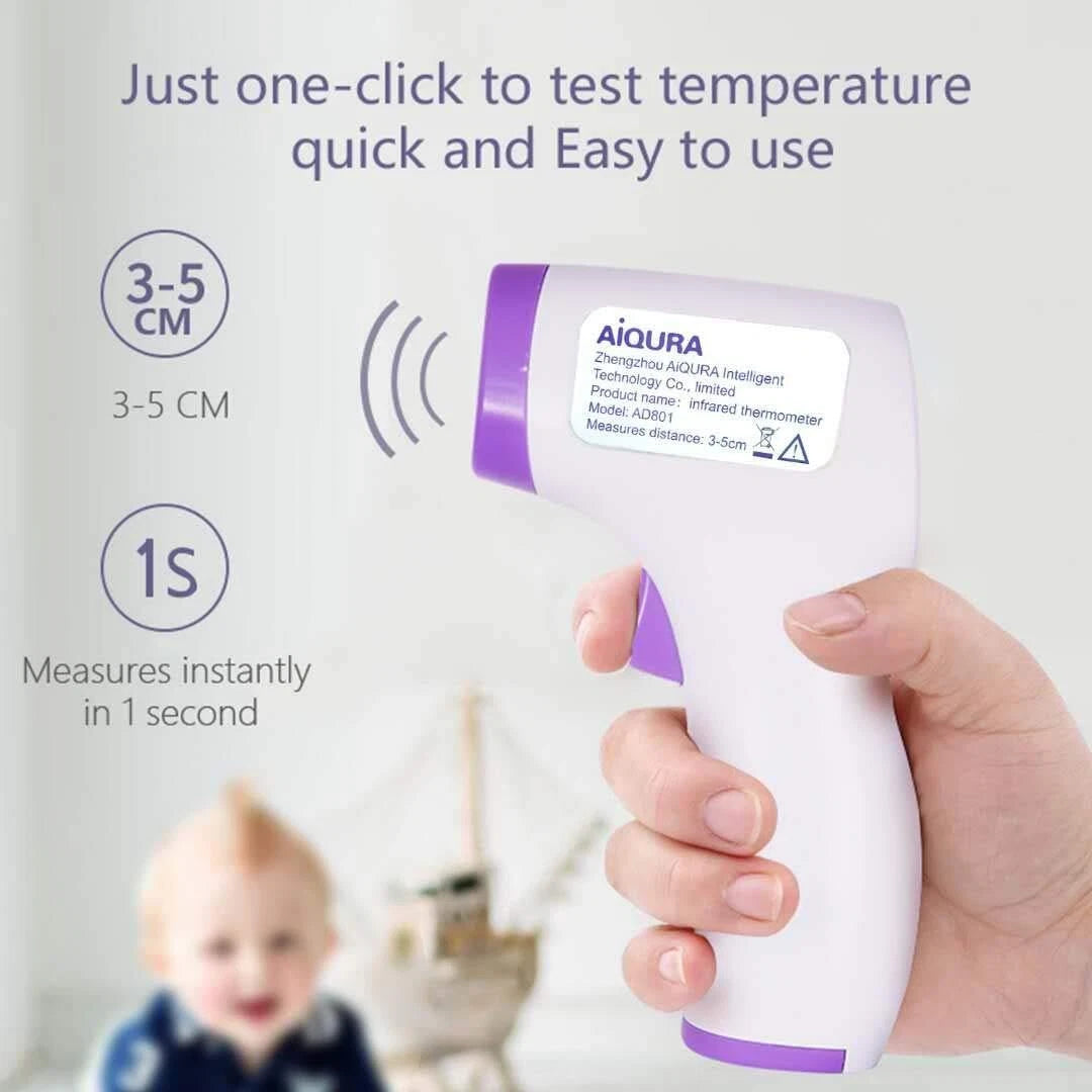AIQURA INFRARED NON-CONTACT THERMOMETER (#AD801)