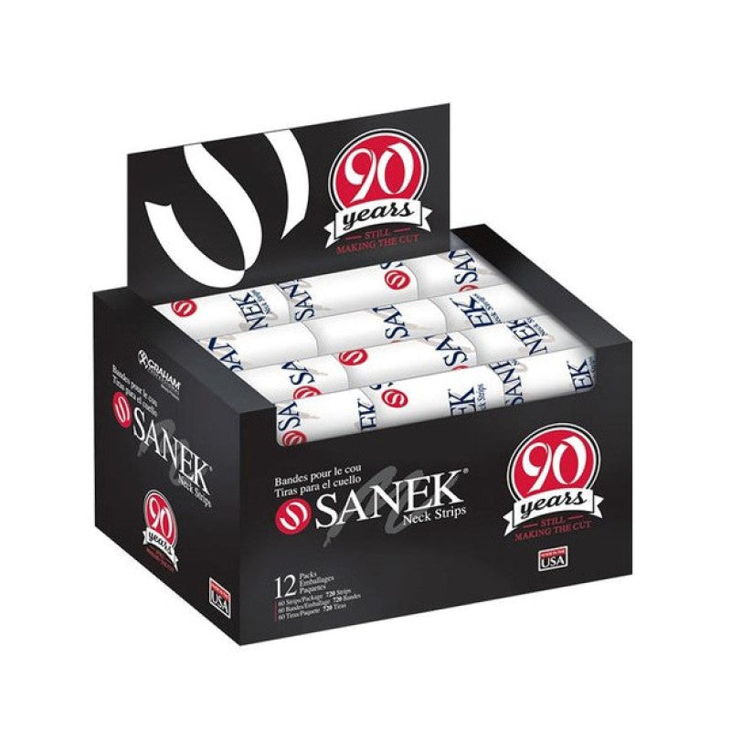 GRAHAM SANEK NECK STRIPS (2 OPTIONS) - N.O.S. Barber Supply