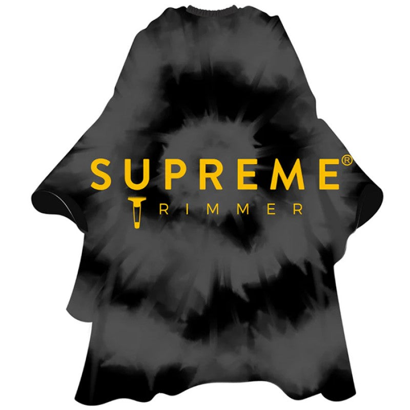 Supreme Trimmer Supreme Premium Barber Cape in Smoke Ring, lightweight cape with stylish design for professional hair cutting.