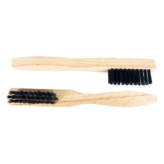 VINCENT WOOD HANDLE CLIPPER CLEANING BRUSH - 2 PACK (#VT145)