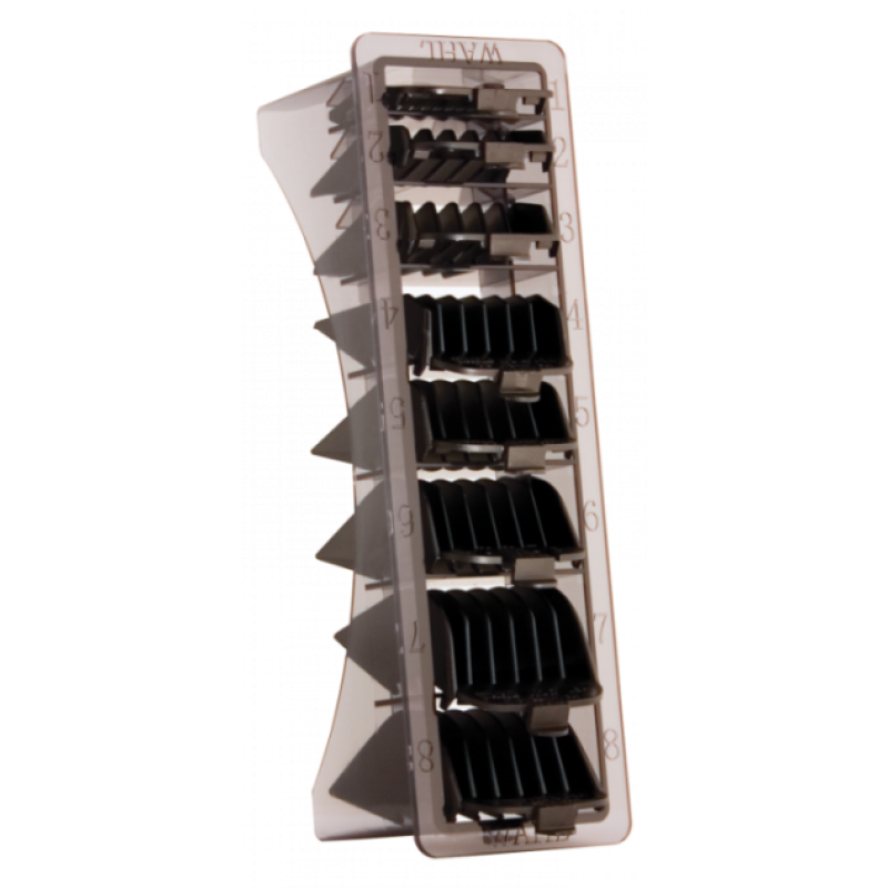 WAHL COMB ORGANIZER W/ 8 BLACK COMBS (#3170-500) - N.O.S. Barber Supply