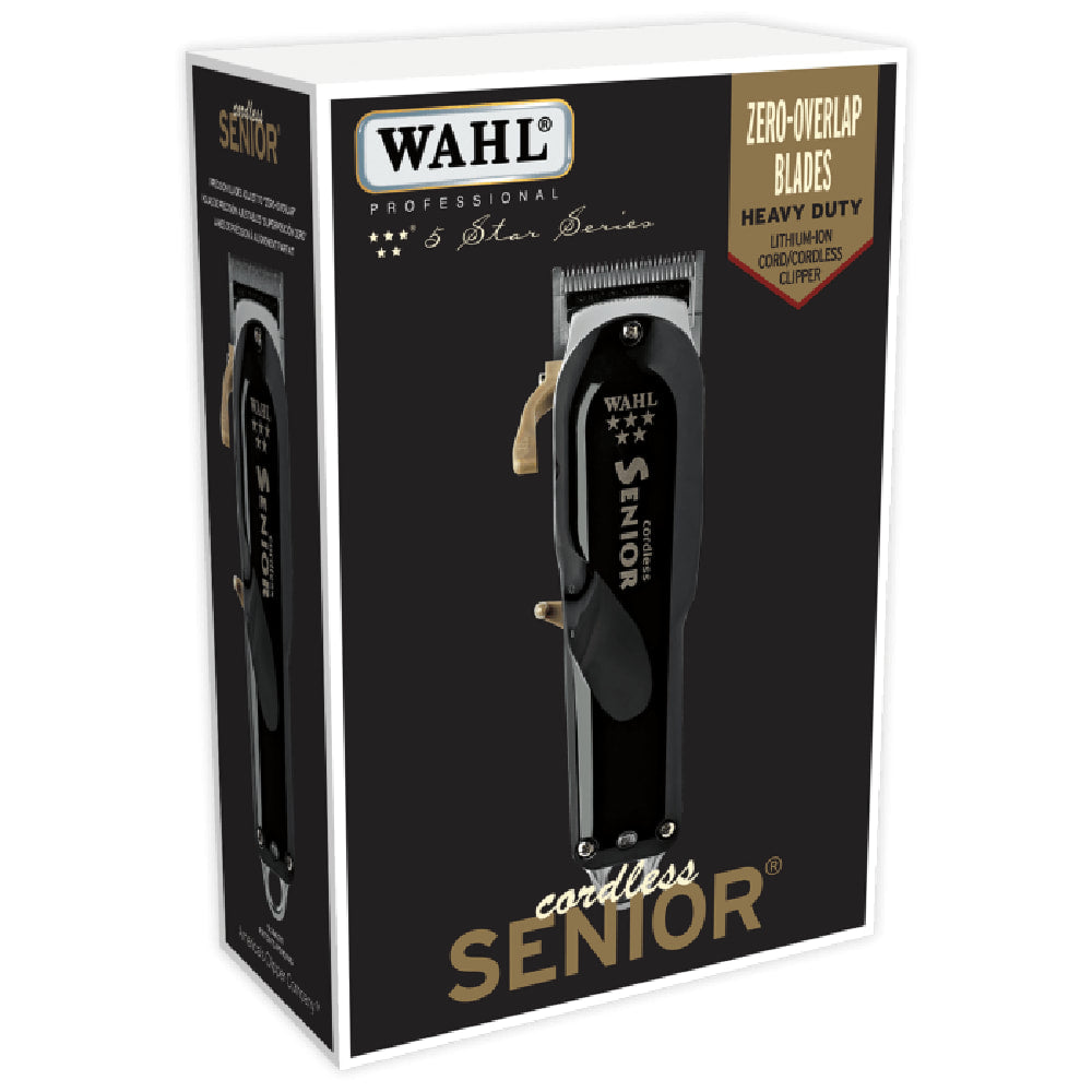 WAHL 5 STAR CORDLESS SENIOR CLIPPER (#8504-400) - N.O.S. Barber Supply
