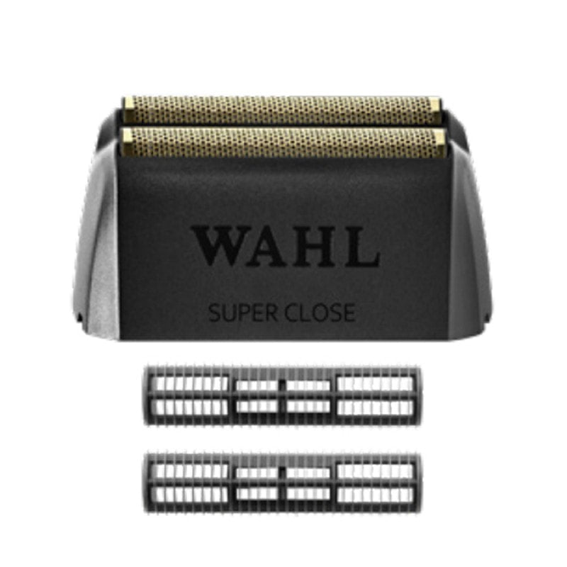 Wahl Vanish shaver replacement foil and cutters for electric shaver, showing the foil and cutter blades in a close-up image.